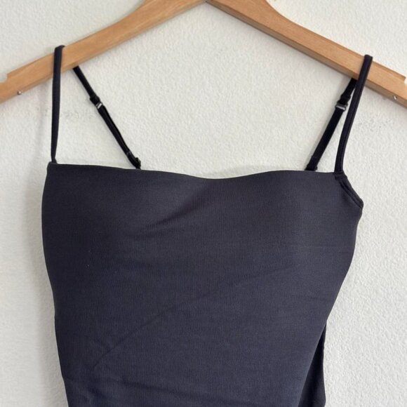 Skims Smooth Layers Cami Bodysuit in Graphite, Size XXS - Picture 3 of 5